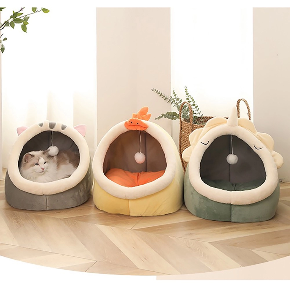 Deep Sleep Cat Bed Warm Pet Basket Cozy Cat House Kitten Lounger Cushion Cat Nesk Tent Very Soft Small Dog Mat Bag Cave Cats Bed