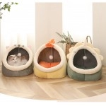 Deep Sleep Cat Bed Warm Pet Basket Cozy Cat House Kitten Lounger Cushion Cat Nesk Tent Very Soft Small Dog Mat Bag Cave Cats Bed