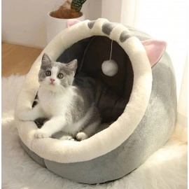 Deep Sleep Cat Bed Warm Pet Basket Cozy Cat House Kitten Lounger Cushion Cat Nesk Tent Very Soft Small Dog Mat Bag Cave Cats Bed