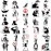 67PCS Banksy Sculptures Flower Thrower Stickers Cool Street Art Graffiti Decals for Luggage Laptop Skateboard Phone Bicycle